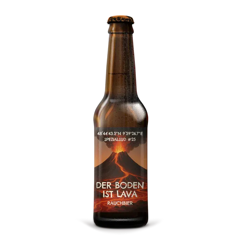 Der Boden ist Lava Rauchbier – Unfiltrierte Bierspezialität mit Rauchmalz ??