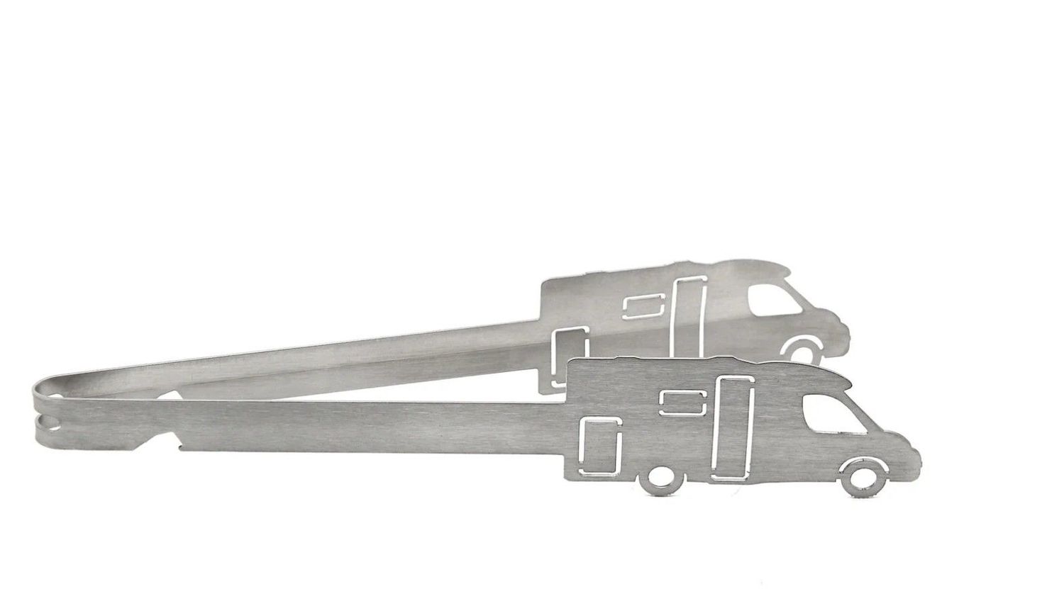 Grillzange Motiv Wohnmobil / Camper – Grillzange aus Edelstahl für Campingfans ?