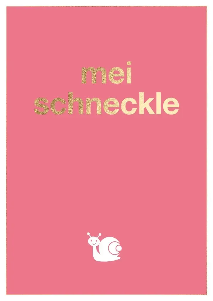 Postkarte  mei schneckle