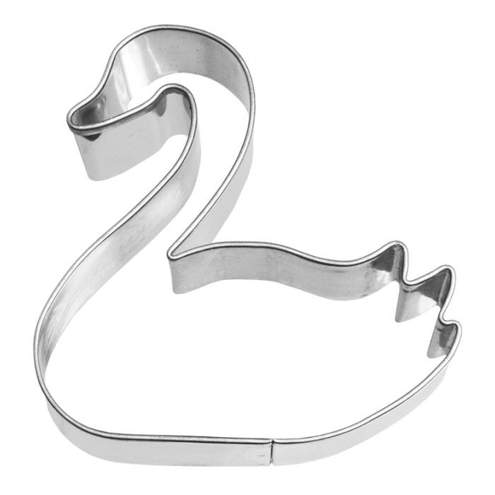 Plätzchen-Ausstechform Schwan 7 cm aus Edelstahl – elegante Keksform für besondere Backideen ?
