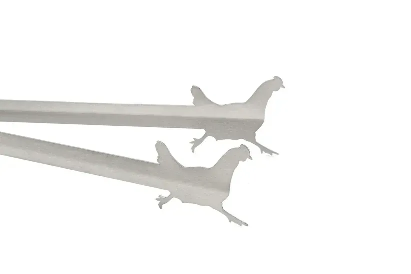 Grillzange Motiv Huhn – Grillzange aus Edelstahl für Hühner- und Geflügelfans ? Grillzange Motiv Huhn – Grillzange aus Edelstahl für Hühner- und Geflügelfans ?