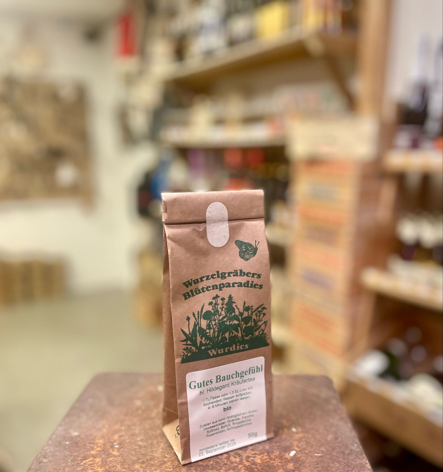 Gutes Bauchgefühl Bio-Kräutertee – Hildegard-Kräutertee für Wohlbefinden & Wärme ? Gutes Bauchgefühl Bio-Kräutertee – Hildegard-Kräutertee für Wohlbefinden & Wärme ?