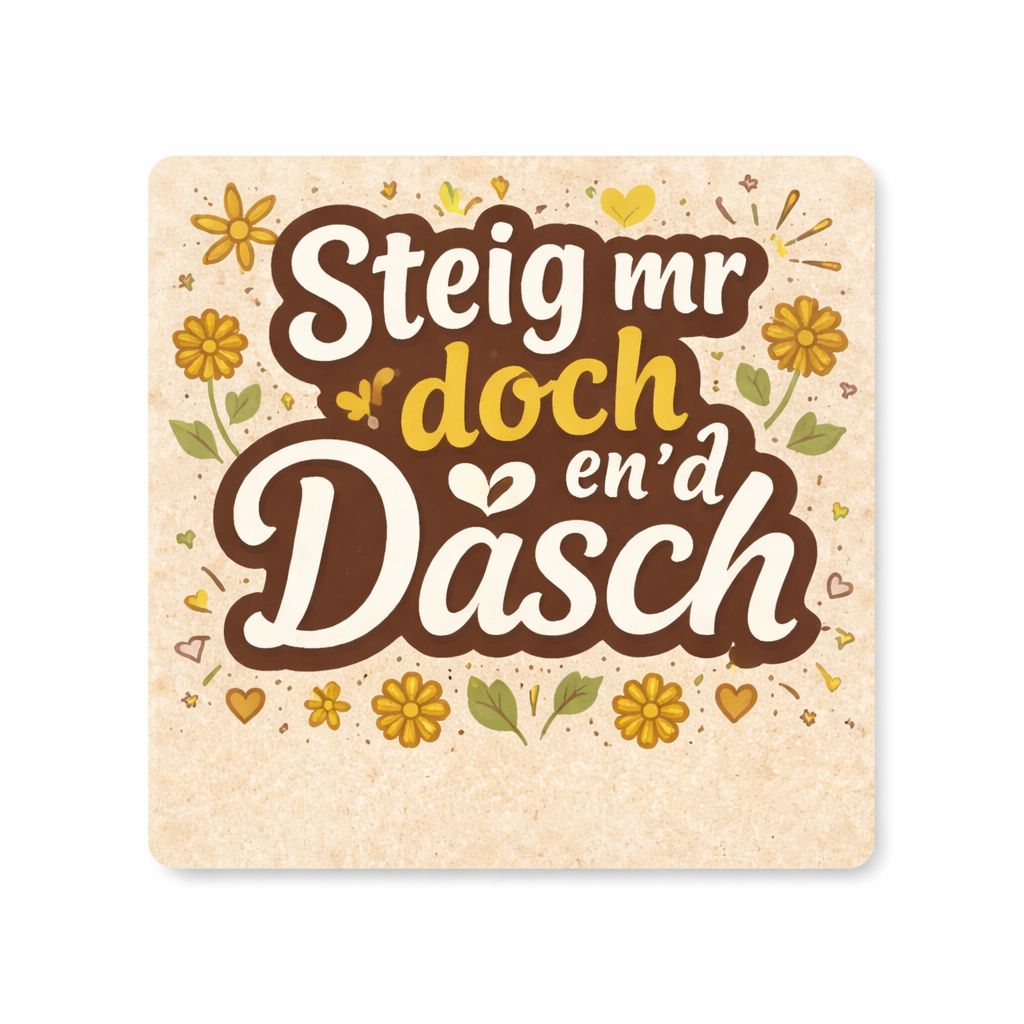 Steig mr doch end Dasch 23g Nougat Schoklädle