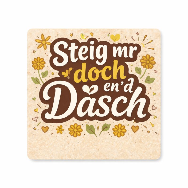 Steig mr doch end Dasch 23g Nougat Schoklädle