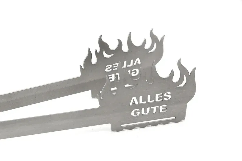 Grillzange "Alles Gute"