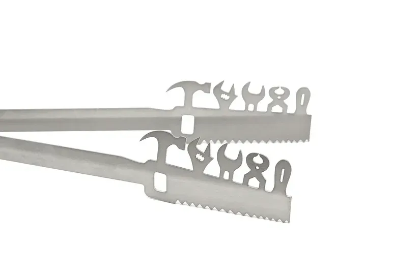 Grillzange Motiv Handwerk Werkzeuge Säge – Grillzange aus Edelstahl für Handwerker ?️ Grillzange Motiv Handwerk Werkzeuge Säge – Grillzange aus Edelstahl für Handwerker ?️
