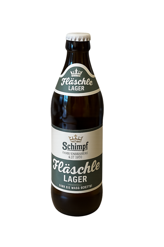 Schimpf „Fläschle“ Lager – Mildes & süffiges Lagerbier aus Baden-Württemberg?? 0,33l