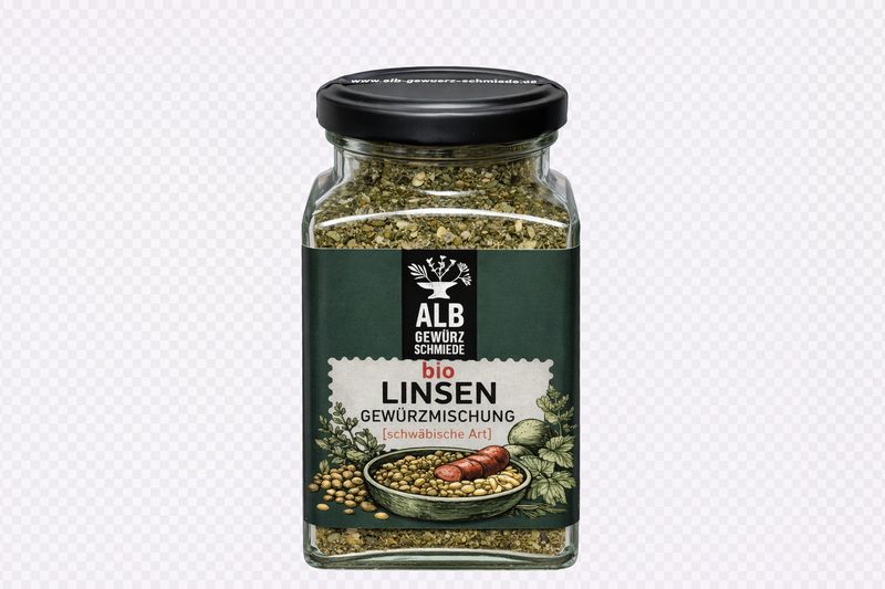 Bio Linsen Gewürzmischung schwäbische Art 45 g – Alb Gewürz Schmiede