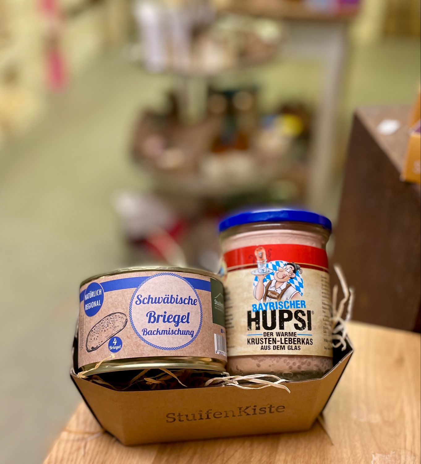 Leberkäs-Briegel Körble – HUPSI Backofen-Leberkäse & Schwäbische Briegel Backmischung | Herzhaftes Geschenk ??