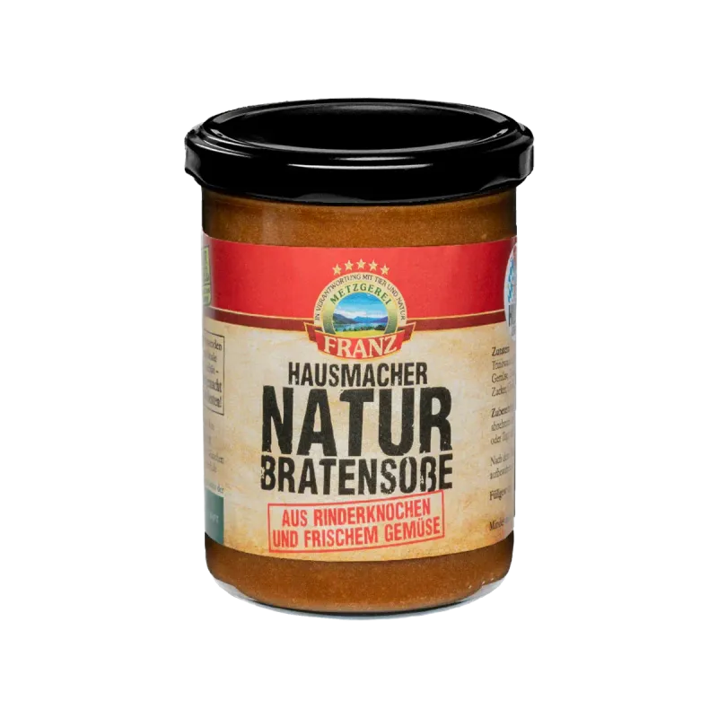 Bratensoße im Glas – Hausmacher Bratensauce für Fleisch, Knödel & Sonntagsküche ?️