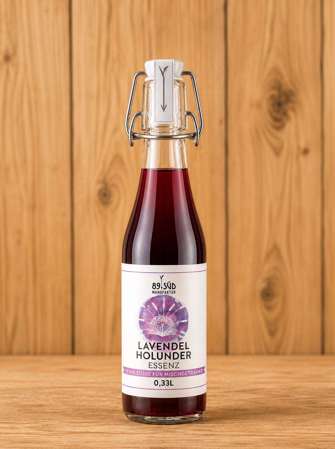 Lavendel Holunder Essenz Bio 330 ml – Blütensirup für Spritz, Prosecco & Limonade ? Lavendel Holunder Essenz Bio 330 ml – Blütensirup für Spritz, Prosecco & Limonade ?
