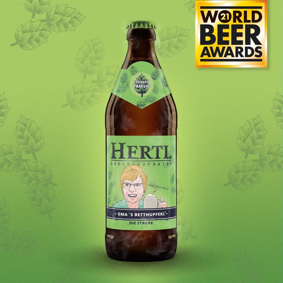 Oma's Betthupferl 0,5 l – Aromaintensives Bockbier von Hertl mit 6,5 % vol. ? Oma's Betthupferl 0,5 l – Aromaintensives Bockbier von Hertl mit 6,5 % vol. ?