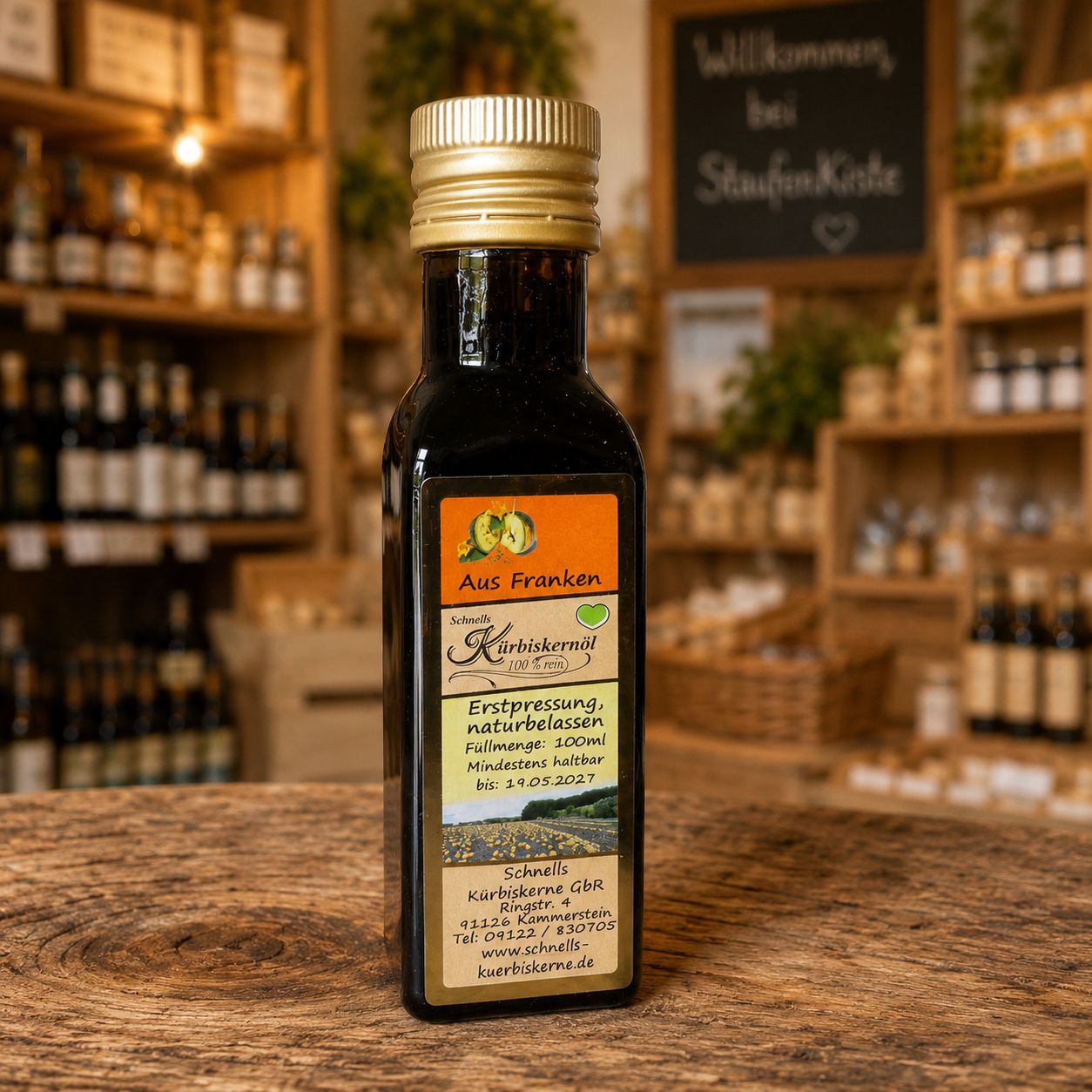 Kürbiskernöl 100 ml – nativ, kaltgepresst & vielseitig verwendbar ? Kürbiskernöl 100 ml – nativ, kaltgepresst & vielseitig verwendbar ?