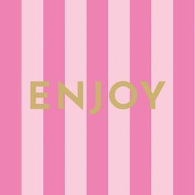Servietten Enjoy Rosé 33x33 cm – 20 FSC® Papierservietten mit Spruch ? Servietten Enjoy Rosé 33x33 cm – 20 FSC® Papierservietten mit Spruch ?