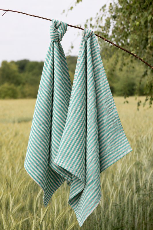Streifen Trockentuch Türkis/Rosé 50 x 70 cm – 100 % Baumwolle ? 1 Stück Streifen Trockentuch Türkis/Rosé 50 x 70 cm – 100 % Baumwolle ? 1 Stück