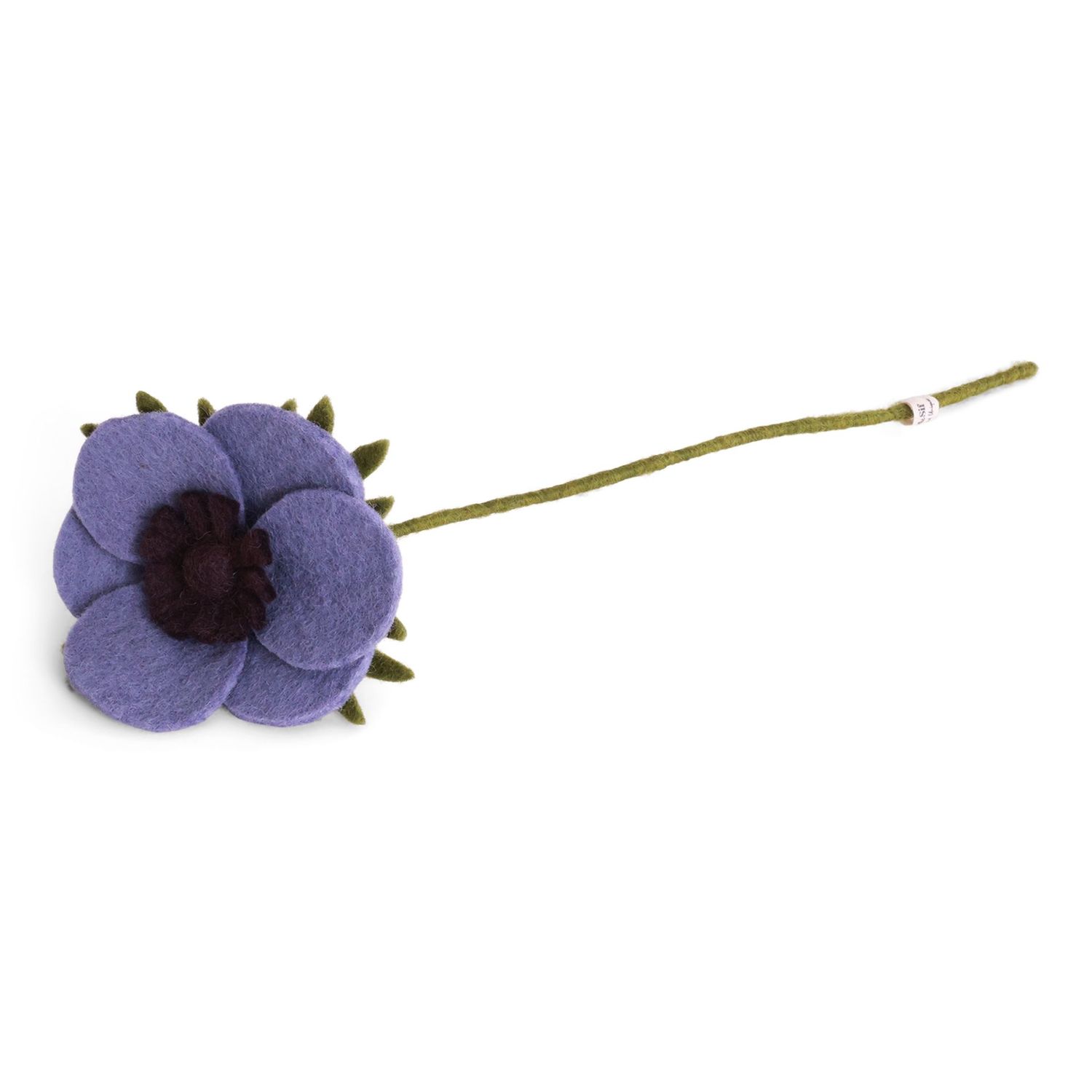 Filz Französische Anemone Lila – Handgefertigte Deko-Blume 30 cm ? Filz Französische Anemone Lila – Handgefertigte Deko-Blume 30 cm ?