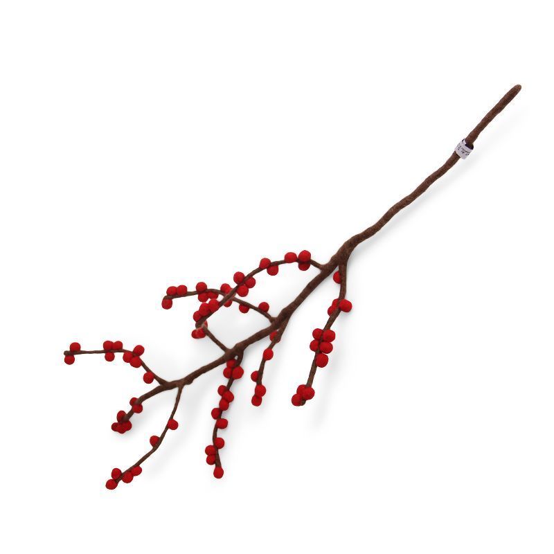 Dekozweig mit roten Beeren 60 cm – Naturgetreue Dekoration für Herbst & Winter ? Dekozweig mit roten Beeren 60 cm – Naturgetreue Dekoration für Herbst & Winter ?