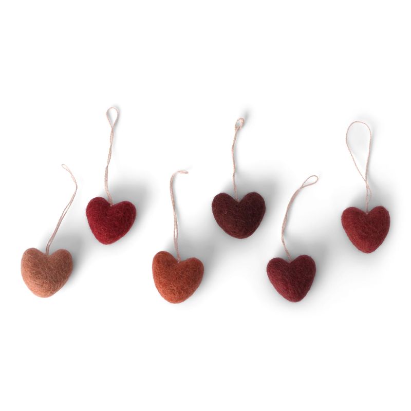 Filzherz Dusty Red zum Hängen – Handgefertigte Herzdekoration 1 Stück ❤️ Filzherz Dusty Red zum Hängen – Handgefertigte Herzdekoration 1 Stück ❤️