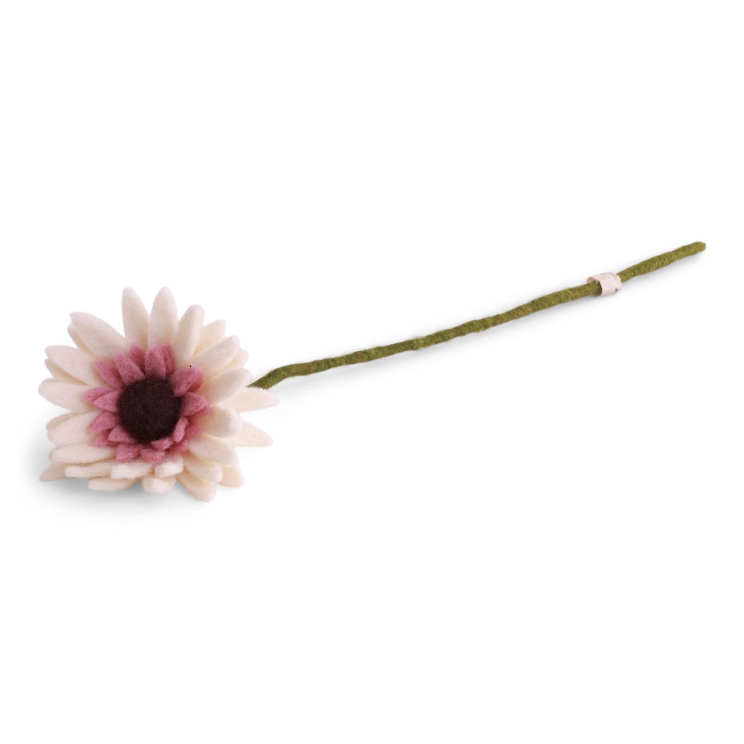 Filz Gerbera Weiß – Handgefertigte Deko-Blume 30 cm ? Filz Gerbera Weiß – Handgefertigte Deko-Blume 30 cm ?