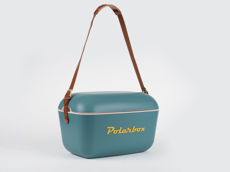 Polarbox Kühlbox 12 Liter Marine Blue mit beigem Innenraum & Senfgelbem Logo ? Polarbox Kühlbox 12 Liter Marine Blue mit beigem Innenraum & Senfgelbem Logo ?