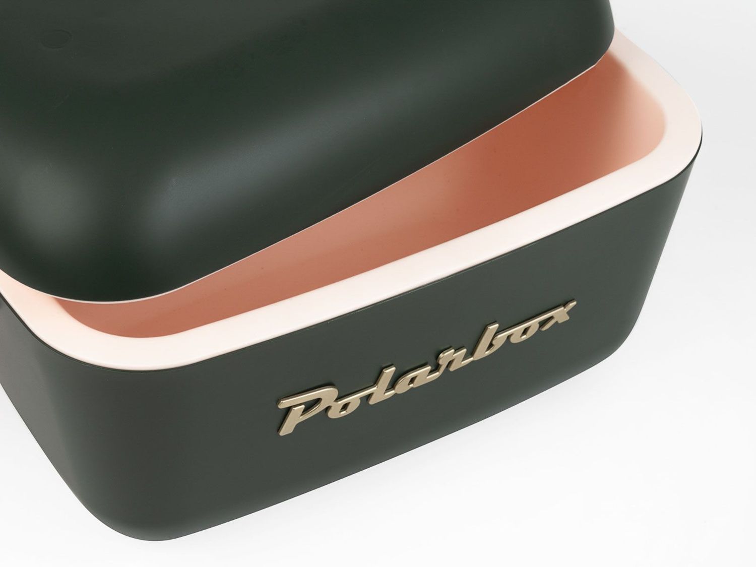 Polarbox Kühlbox 12 Liter Green Forest mit beigem Innenraum & Gold-Logo ? Polarbox Kühlbox 12 Liter Green Forest mit beigem Innenraum & Gold-Logo ?