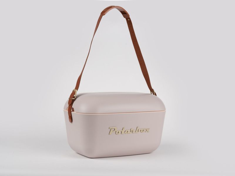 Polarbox Kühlbox 12 Liter Perla mit beigem Innenraum & Gold-Logo ? Polarbox Kühlbox 12 Liter Perla mit beigem Innenraum & Gold-Logo ?