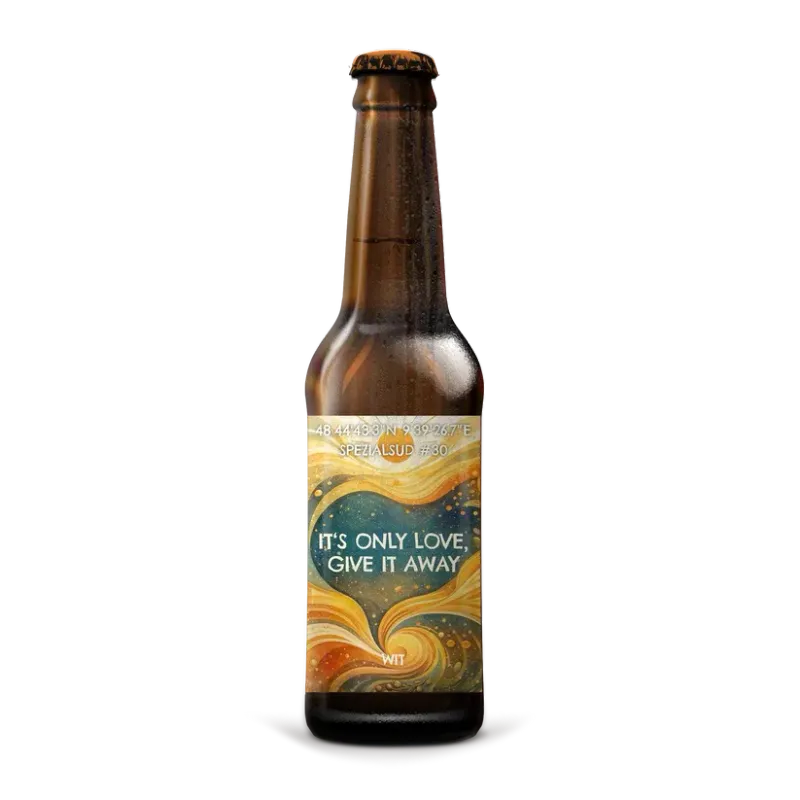 It's only Love give it away Wit – Witbier mit Orange, Bergamotte & Koriander ?