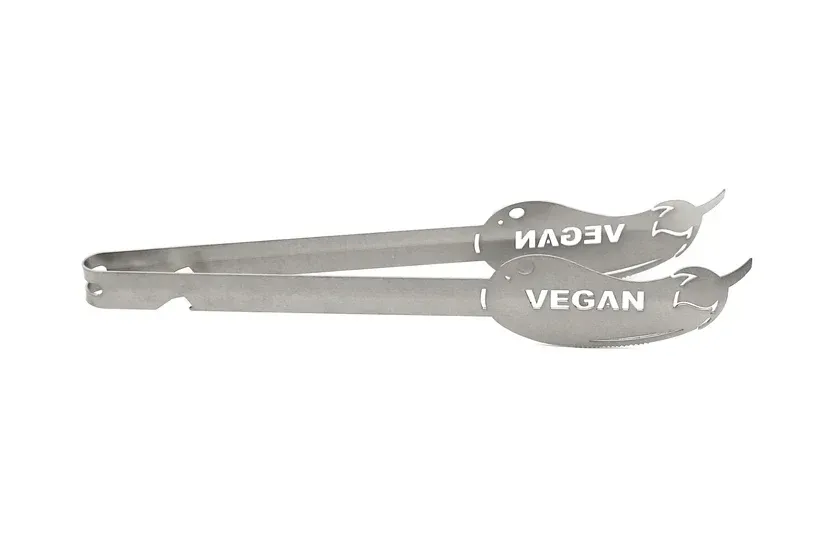 Grillzange Aubergine Vegan – Grillzange aus Edelstahl für Veganer und Gemüsefans ? Grillzange Aubergine Vegan – Grillzange aus Edelstahl für Veganer und Gemüsefans ?