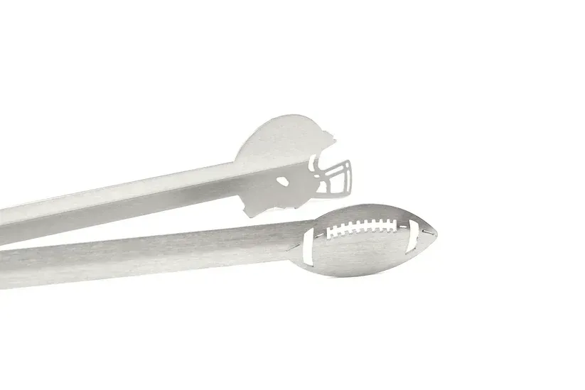 Grillzange Motiv American Football – Grillzange aus Edelstahl für Football-Fans ? Grillzange Motiv American Football – Grillzange aus Edelstahl für Football-Fans ?