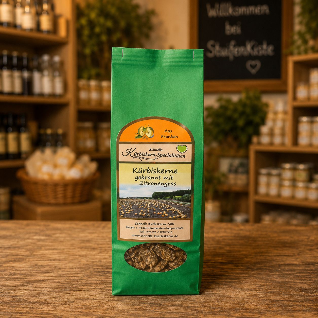Kürbiskerne gebrannt mit Zitronengras – süß-knackiger Snack vegan & glutenfrei ? 100g Kürbiskerne gebrannt mit Zitronengras – süß-knackiger Snack vegan & glutenfrei ? 100g