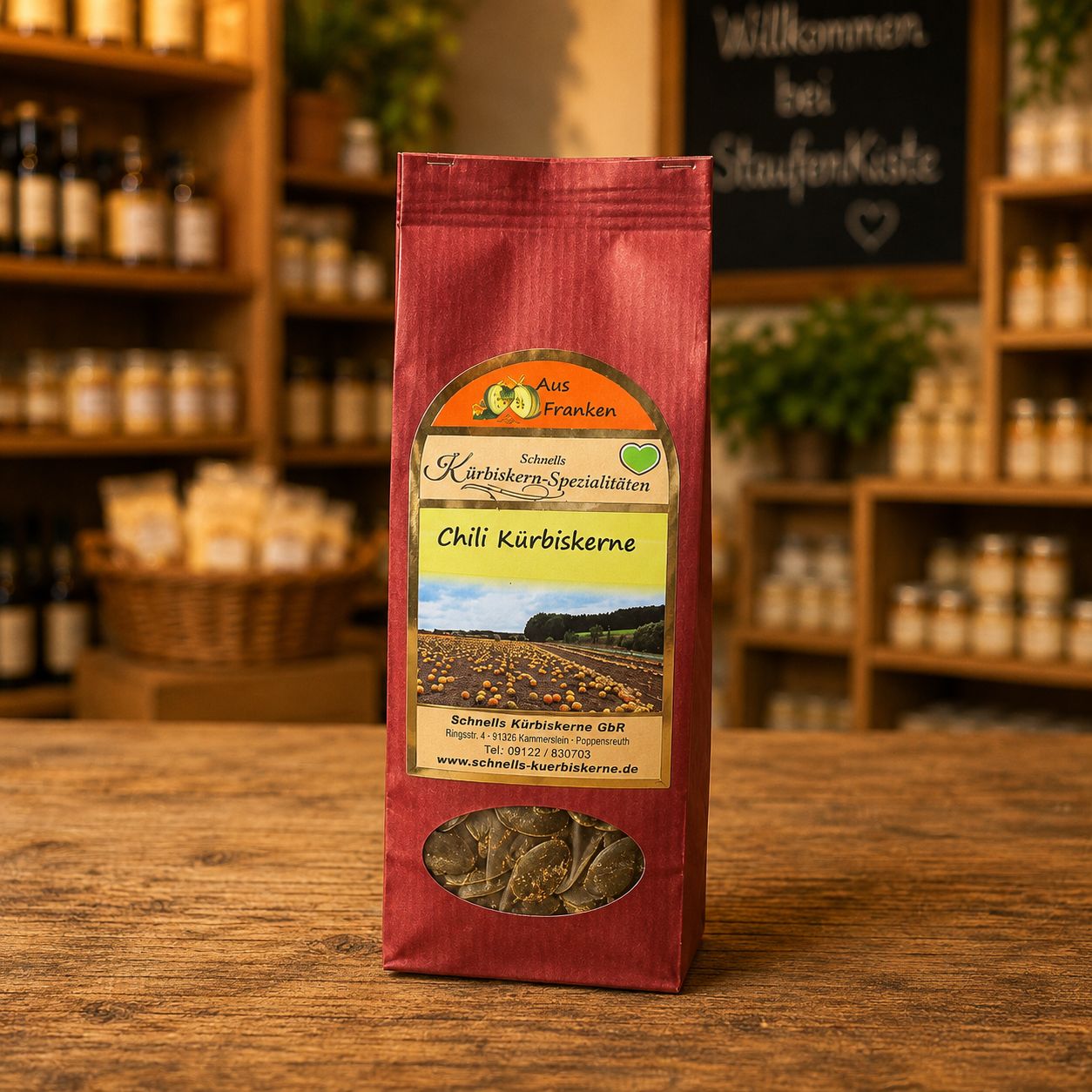 Kürbiskerne gebrannt mit Chili – süß, knackig & leicht scharf ?️ 100g Kürbiskerne gebrannt mit Chili – süß, knackig & leicht scharf ?️ 100g