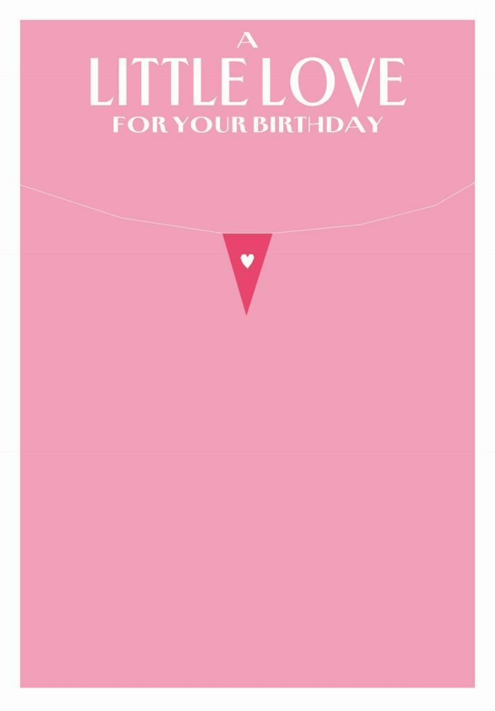 Geburtstagskarte A little love for your birthday – Liebevolle Doppelkarte zum Geburtstag ? Geburtstagskarte A little love for your birthday – Liebevolle Doppelkarte zum Geburtstag ?