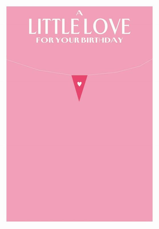 Geburtstagskarte A little love for your birthday – Liebevolle Doppelkarte zum Geburtstag ? Geburtstagskarte A little love for your birthday – Liebevolle Doppelkarte zum Geburtstag ?