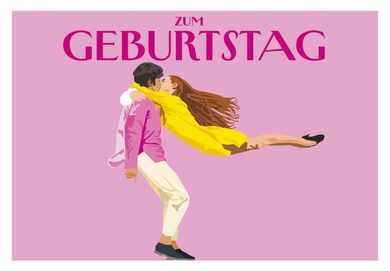 Geburtstagskarte Zum Geburtstag – Küssendes Pärchen | Doppelkarte mit Recycling-Umschlag ?? Geburtstagskarte Zum Geburtstag – Küssendes Pärchen | Doppelkarte mit Recycling-Umschlag ??