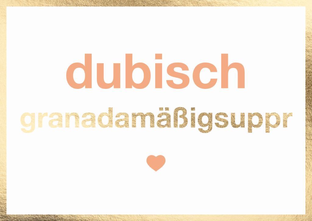 Postkarte dubisch granadamäßigsuppr – schwäbische Liebeskarte für Herzensmenschen ❤️ Postkarte dubisch granadamäßigsuppr – schwäbische Liebeskarte für Herzensmenschen ❤️