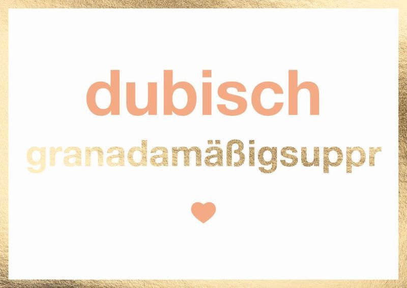 Postkarte dubisch granadamäßigsuppr – schwäbische Liebeskarte für Herzensmenschen ❤️ Postkarte dubisch granadamäßigsuppr – schwäbische Liebeskarte für Herzensmenschen ❤️