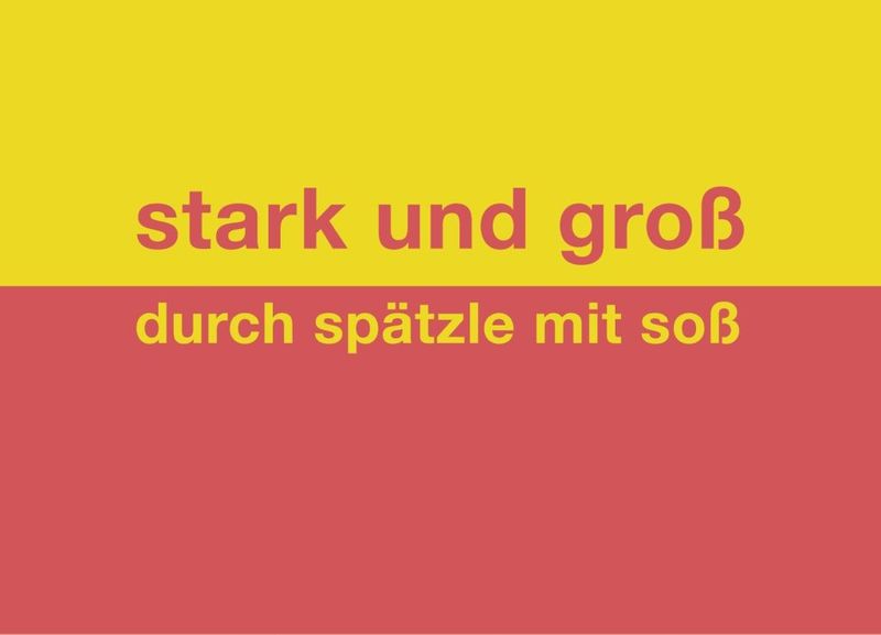 Postkarte stark und groß durch spätzle mit soß – schwäbische Spruchkarte mit Humor ? Postkarte stark und groß durch spätzle mit soß – schwäbische Spruchkarte mit Humor ?
