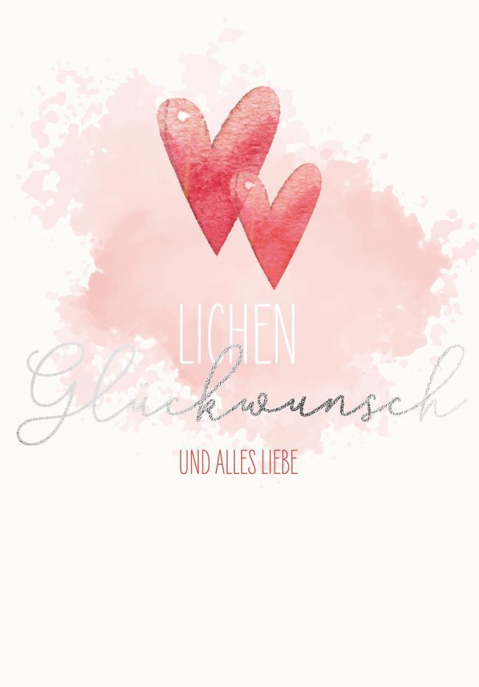 Doppelkarte: Herzlichen Glückwunsch und alles Liebe - Zwei Herzen – Geburtstagskarte aus Recyclingpapier ❤️ Doppelkarte: Herzlichen Glückwunsch und alles Liebe - Zwei Herzen – Geburtstagskarte aus Recyclingpapier ❤️