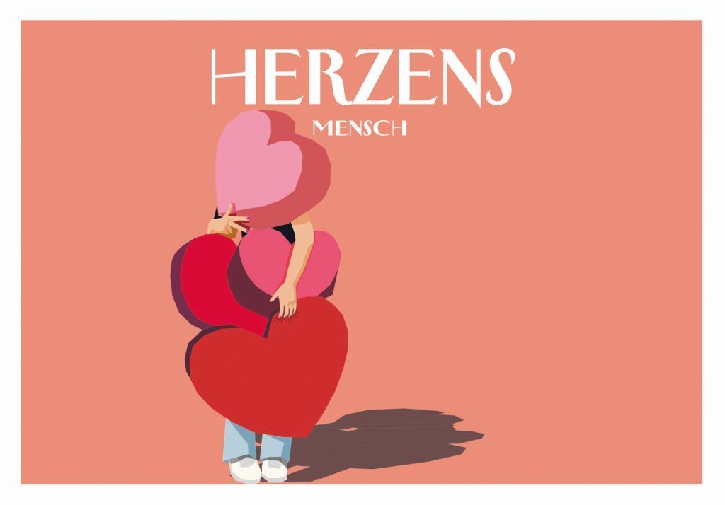 Grußkarte Herzensmensch – Doppelkarte für Liebe & Freundschaft mit Recycling-Umschlag ❤️ Grußkarte Herzensmensch – Doppelkarte für Liebe & Freundschaft mit Recycling-Umschlag ❤️