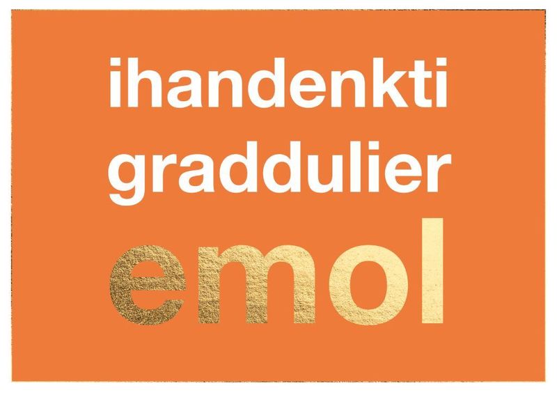 Doppelkarte ihandenkti graddulier emol – schwäbische Geburtstagskarte mit Goldfolie ? Doppelkarte ihandenkti graddulier emol – schwäbische Geburtstagskarte mit Goldfolie ?