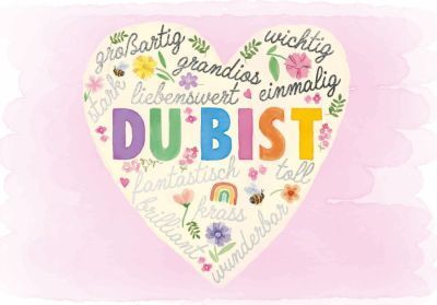 Doppelkarte: Herzlichen Glückwunsch und alles Liebe - Zwei Herzen – Geburtstagskarte aus Recyclingpapier ❤️ Doppelkarte: Herzlichen Glückwunsch und alles Liebe - Zwei Herzen – Geburtstagskarte aus Recyclingpapier ❤️