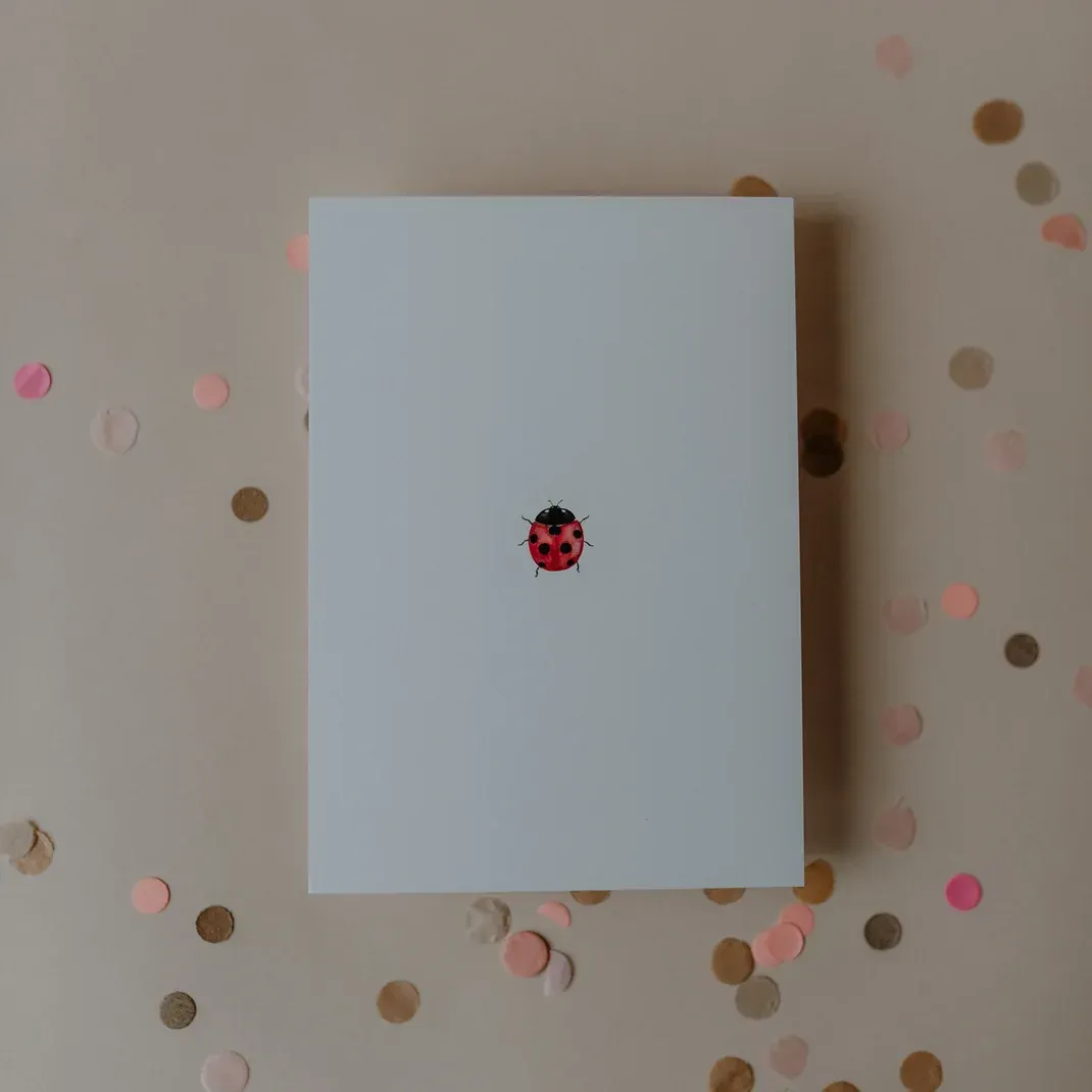 Aquarellkarte Ladybug – Grußkarte mit Marienkäfer ? Aquarellkarte Ladybug – Grußkarte mit Marienkäfer ?