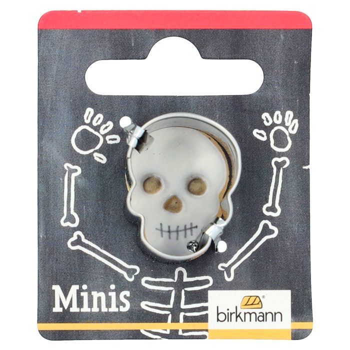 MINI-AUSSTECHFORM TOTENKOPF EDELSTAHL | 2,5 CM – Mini-Plätzchenausstecher für Halloween & Verzierungen ? MINI-AUSSTECHFORM TOTENKOPF EDELSTAHL | 2,5 CM – Mini-Plätzchenausstecher für Halloween & Verzierungen ?
