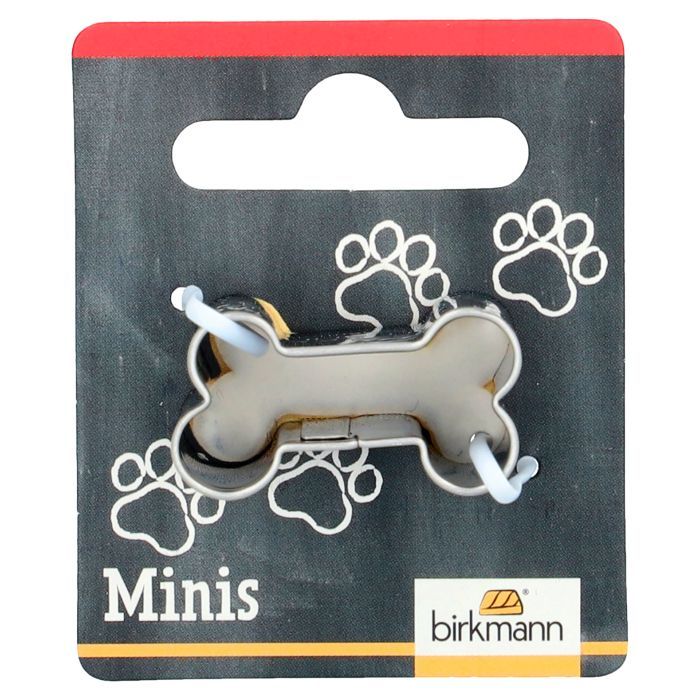 MINI-AUSSTECHFORM KNOCHEN EDELSTAHL | 3 CM – Mini-Plätzchenausstecher für Kekse & Verzierungen ?