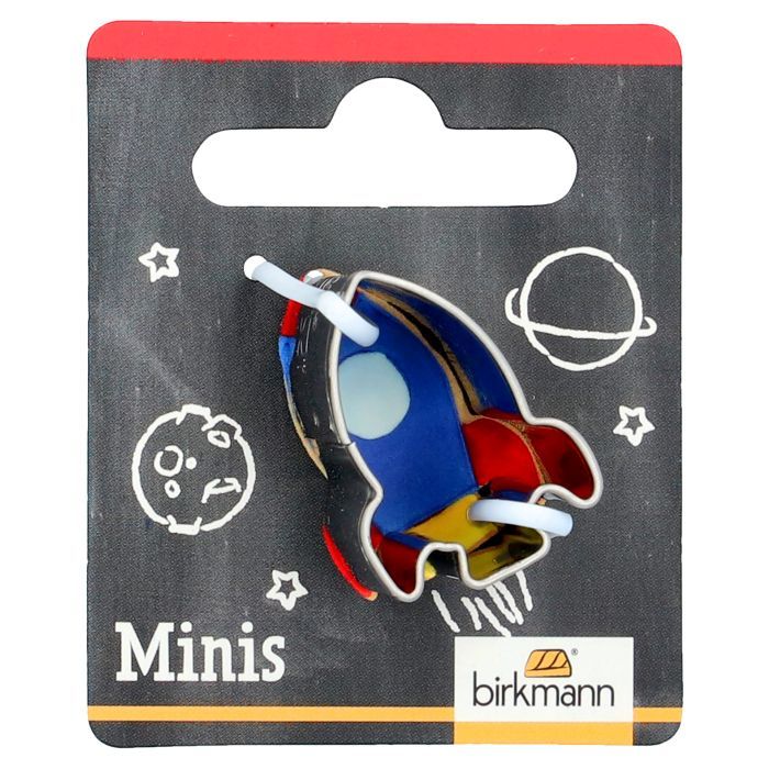 MINI-AUSSTECHFORM RAKETE EDELSTAHL | 2,7 CM – Mini-Plätzchenausstecher für Kekse & Verzierungen ?