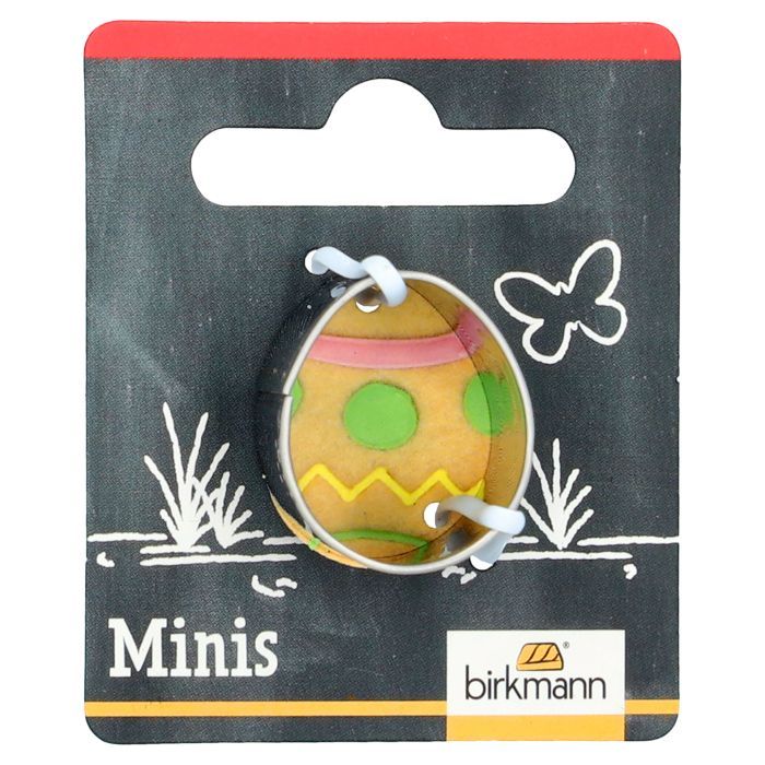 MINI-AUSSTECHFORM EI EDELSTAHL | 2,5 CM – Mini-Plätzchenausstecher für Ostern & Verzierungen ? MINI-AUSSTECHFORM EI EDELSTAHL | 2,5 CM – Mini-Plätzchenausstecher für Ostern & Verzierungen ?