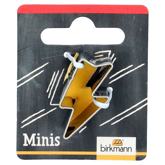 MINI-AUSSTECHFORM BLITZ EDELSTAHL | 3 CM – Mini-Plätzchenausstecher für Kekse & Verzierungen ⚡ MINI-AUSSTECHFORM BLITZ EDELSTAHL | 3 CM – Mini-Plätzchenausstecher für Kekse & Verzierungen ⚡