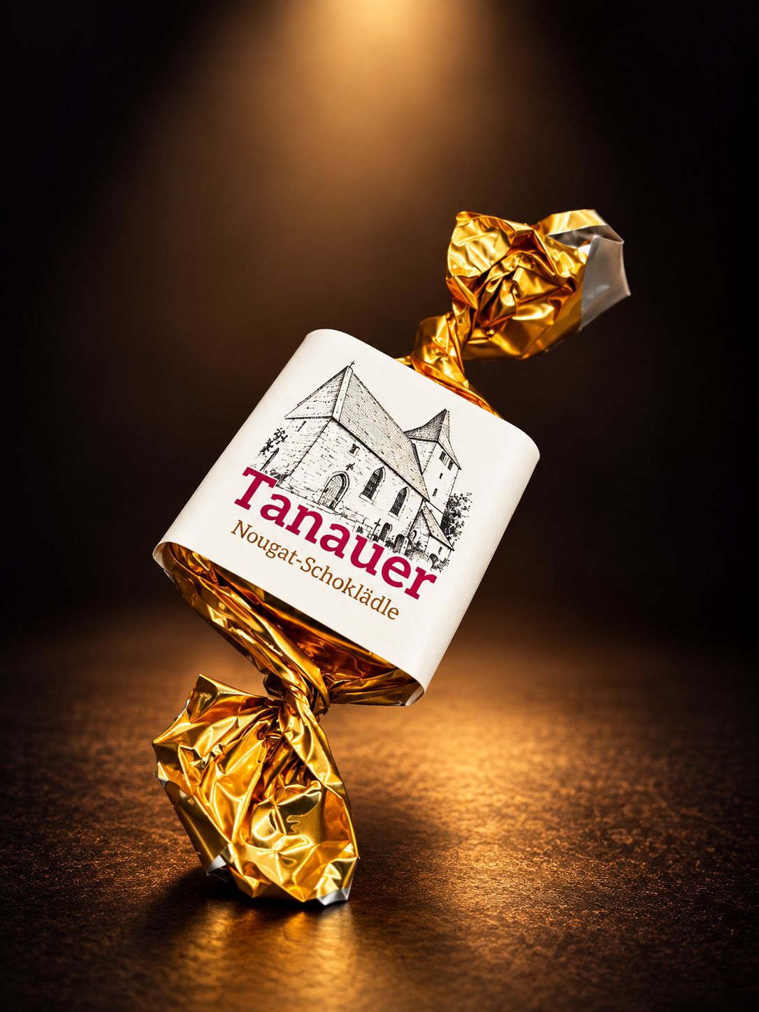 Tanauer Nougat-Schoklädle Vollmilch 28 g – feine BIO-Schokolade mit Kirche aus Tanau & regionalem Charme ?⛪ Tanauer Nougat-Schoklädle Vollmilch 28 g – feine BIO-Schokolade mit Kirche aus Tanau & regionalem Charme ?⛪