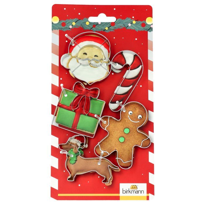 Ausstechformen-Set Winter Market Weihnachten 5-teilig aus Edelstahl ? Ausstechformen-Set Winter Market Weihnachten 5-teilig aus Edelstahl ?