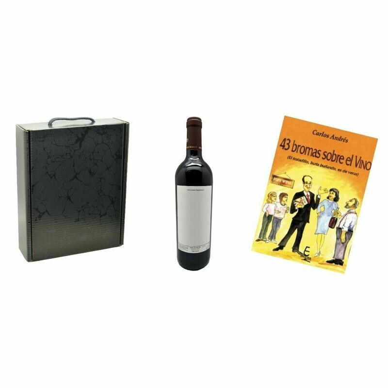 Estuche + botella personalizada Día del libro 43 bromas